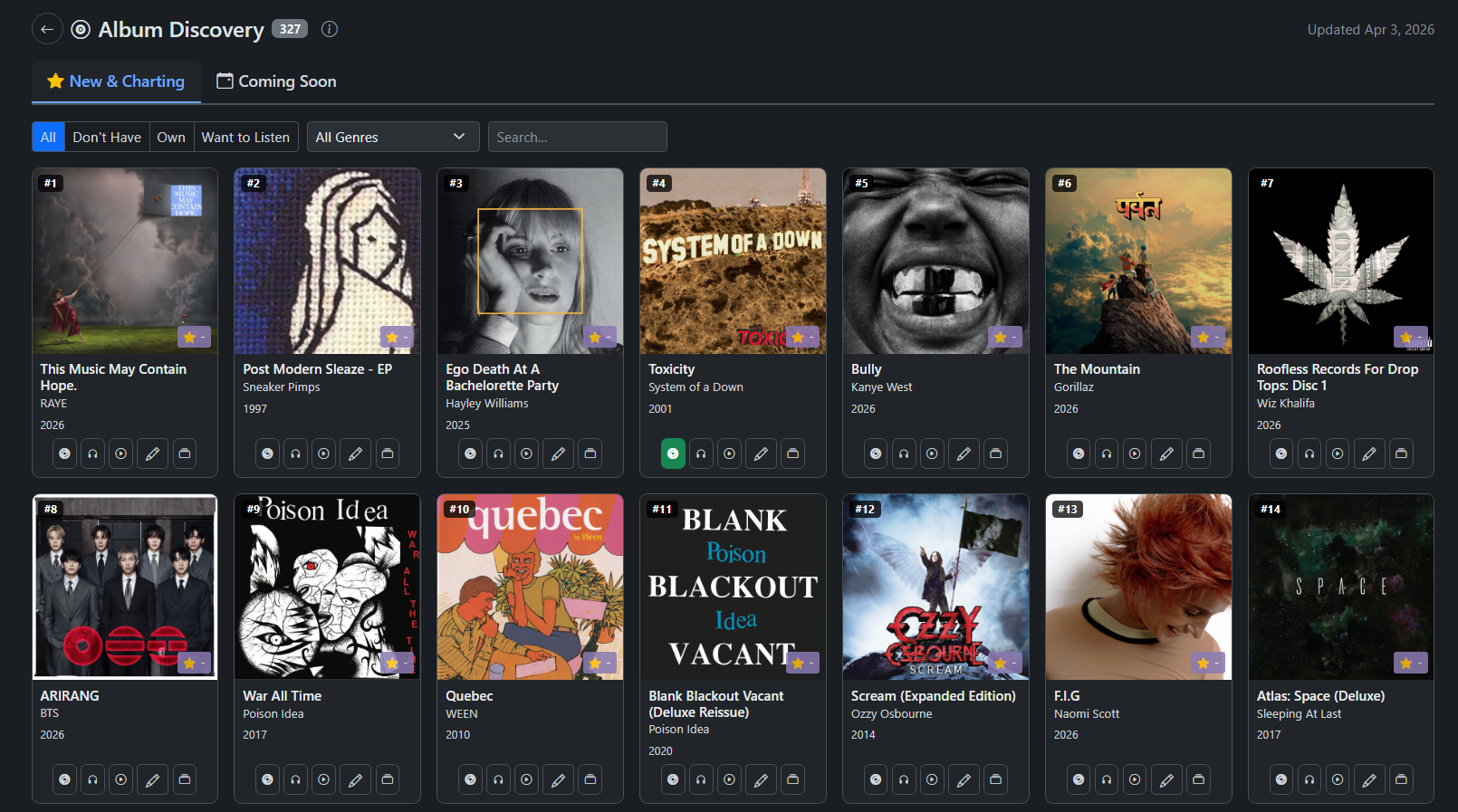 Album Discovery
